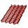 Металлочерепица МЕТАЛЛ ПРОФИЛЬ Монтерроса-S (PURETAN-20-RR29-0.5)