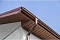 Софит металлический центральная перфорация 0,45 Drap с пленкой RAL 8017 шоколад