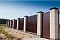 Колпак на столб 390х390мм 0,4 PE с пленкой RAL 7024 мокрый асфальт