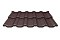 Металлочерепица модульная квинта Uno Grand Line c 3D резом 0,5 GreenСoat Pural Matt RR 23 темно-серый (RAL 7024 мокрый асфальт)