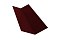 Планка ендовы верхней 145х145 0,45 Drap RAL 3005 красное вино