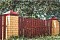 Штакетник Прямоугольный фигурный 0,45 PE-Double RAL 3005 красное вино