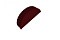 Заглушка торцевая Atlas RAL 3005 красное вино