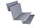 Угол внутренний сложный 90 0,5 Satin с пленкой RAL 7004 сигнальный серый