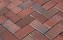 Тротуарная клинкерная брусчатка Penter Rotblaubunt с фаской, 240*118*52 мм