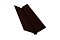 Планка ендовы верхней 115х30х115 0,5 Satin Мatt RR 32 темно-коричневый