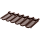 Модульная металлическая черепица Стокгольм, 1185х425 (00000047745)