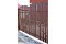 Штакетник М-образный А фигурный 0,45 Print Twincolor Antique Wood