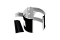 Хомут трубы метал. на дерево GL ПВХ черный (RAL 9005)