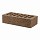 Облицовочный кирпич Железногорский одинарный 1НФ Коричневый пена-торкрет