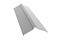 Планка конька плоского 115х30х115 0,45 PE с пленкой RAL 9003 сигнальный белый