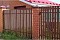 Штакетник П-образный А 0,5 Satin RAL 7016 антрацитово-серый