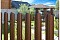 Штакетник Twin фигурный 0,5 Satin Мatt RAL 8017 шоколад